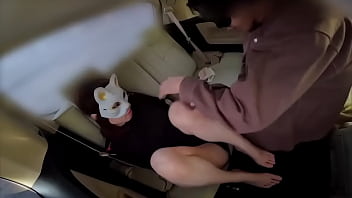 Preview 3 of Sister Cuckolds Sissy Brother - バレーボールの練習の後にチームメイトの車の横でカーセックスする不倫妻
