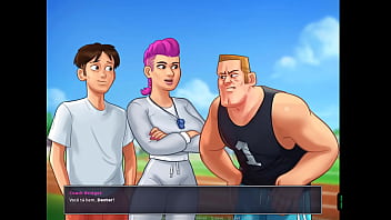 Preview 2 of Indain Bridge - Summertime Saga ep 81 - Estava pegando a Roxxy e o Ex namorado dela viu
