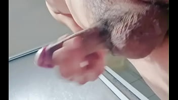 Preview 1 of Pos Xxx Bf - Masturbandome y tirando semen camara lenta