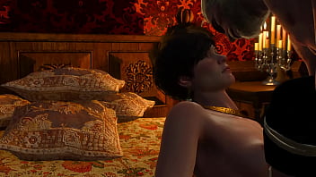 Preview 2 of Candy Bunny - Gerald do The Witcher fez a festa no puteiro