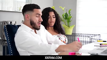 Preview 3 of Sxxx Girl Teen - XXFam -Stepsibling cant take their hands off each other while is away