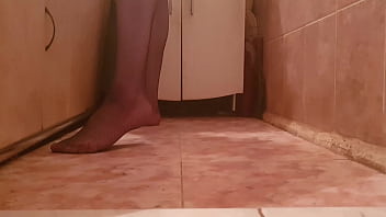 Preview 1 of Sexy Nun Rape - Sissy hot solo enema in bathroom