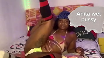 Preview 4 of Mom Table Fuck - Behind the scene of how my pussy wet my bed on my period