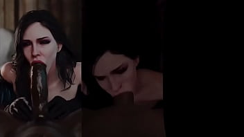 Preview 1 of Panties Sis - Yennefer &ldquo_Black Magic&rdquo_ PMV