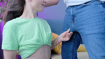 Preview 1 of Tuter Girl - Fuck my slobbery mouth and my tight ass,  I&#039_m so sloppy when I suck his dick