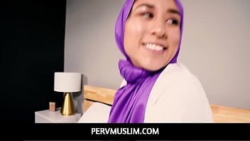 Preview 1 of Mummybj Com - PervMuslim - Middle-eastern Muslim babe Vanessa Vox Loses Virginity With BF