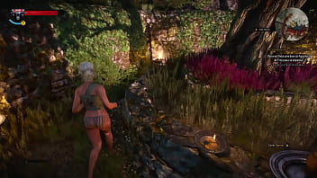 Preview 3 of Hottest Tight Tit - Ciri Safada do The Witcher vai na Sauna s&oacute_ para mulheres