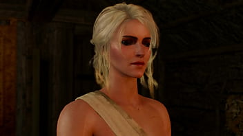 Preview 1 of Hottest Tight Tit - Ciri Safada do The Witcher vai na Sauna s&oacute_ para mulheres