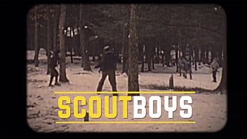 Preview 1 of Lesbians Jilat Ketiak - ScoutBoys - Scoutmaster gets fucked raw and sucked in wood by 2 scouts