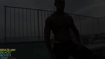 Preview 1 of Ass Maman Black - Brazilian Beach Boys #1 TEASER Scene 1 Marco Scott solo