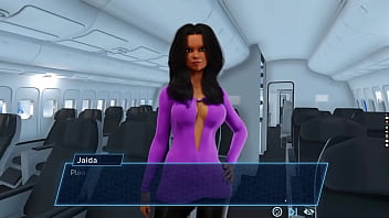 Preview 3 of P0rn Hab - sex airlines gameplay sex in the airlines hot girls