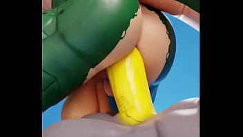 Preview 1 of Xnxx Dara - Lizard femboy rides cock