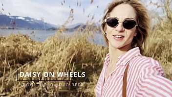 Preview 2 of Shemale Break Girl Seal - Miss Daisy Diamond on Wheels,  bike vlog