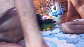 Preview 4 of Lucile Oil - Hanif pk and Sumona and Manik-  Sweet Deshi be babe enjoys hardcore double penetration action threesome sex at home