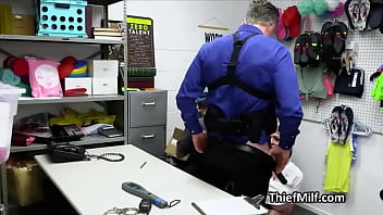 Preview 3 of H Dpron - Big tit MILF saves the guys from handcuffs