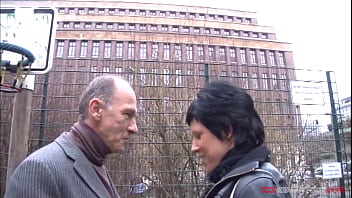 Preview 1 of Cok Soom - Older guy seduced hot milf on the street,  she giving him her wet pussy and gets huge cum on her tits