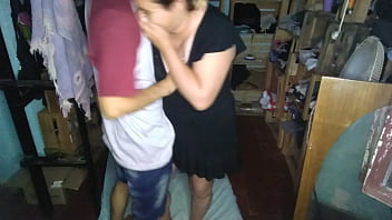 Preview 1 of Banala Sex Video - Tocandole las tetas a mi novia con vestido negro