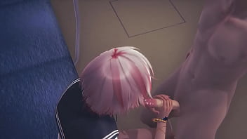 Preview 3 of Young Hot Chubby Cute - Yaoi Femboy - Fer Sex in subway - Sissy crossdress Japanese Asian Manga Anime Film  Game Porn Gay