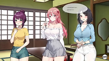 Preview 2 of Ded Poarn - Arriving in The H House ??? I Met a Childhood Friend,  My Mom`s Old Friend and Her Daugher ??? The ChildHood Friend Is Striping Naked in Front of Me ??? Inari Season 1 Episode 1