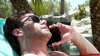 Preview 1 of Uttar Pradesh Desi Xxx - Seth Gamble is enjoying himself relaxing in his backyard when busty babe Penelope Kay seduces him into fucking her bunghole.