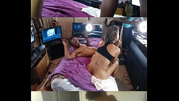 Preview 2 of Gothic Girl Nadine Cays - Thot in Texas - Interracial Granny Gilf and More Milf Pussy