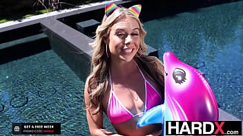 Preview 1 of Amazing My Bad Family - Petite Blondie Intense Anal Drilling - Summer Vixen - HardX