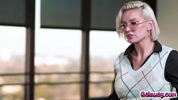 Preview 2 of Indian Xxx 4k Uhd - Ladyboss Kenzie Taylor have a playful energetic threesome with her employees Victoria Voxxx and Spencer Bradley