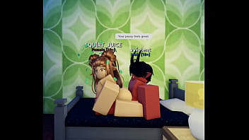 Preview 1 of Cockblock Amateur Interracial - Creamy Anal Sex Roblox Condo