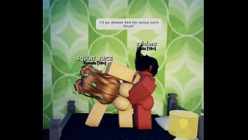 Preview 4 of Cockblock Amateur Interracial - Creamy Anal Sex Roblox Condo