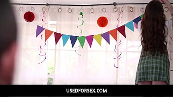 Preview 1 of Xxx Sex Black Man - UsedForSex - Freeuse Hot Teen Step Sisters Threesome With Stepdad On Birthday