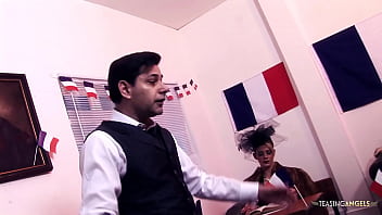 Preview 1 of All Porn Star Glory Holl Sex - His hard dong isn&#039_t enough to satisfy these three French babes