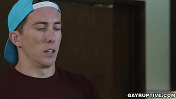 Preview 2 of 40year Old Man And Teenage Girl - Morality officer Hans Berlin needs to discipline Isaac Parker for breaking the college morality code when Isaac sells his nude pictures.