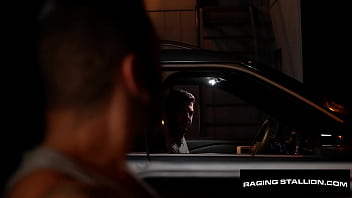 Preview 1 of Rani Chatrjee Porn - Muscle Hunk Dicks Down Hairy Contruction Worker - Ian Holms,  Drew Valentino - RagingStallion