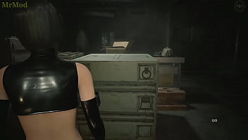 Preview 3 of Japan Bus Vlog Fucking - Resident Evil 2 Nude Mod Ada HD