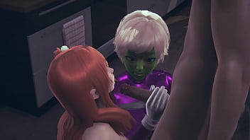 Preview 1 of Angellina Aka Lidia B Melanie B - De.d or alive Hentai - Hanoka and another friend threesome - Japanese Asian Manga Anime Film Game Porn