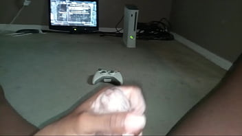 Preview 4 of Nepali Girl Paki Man - Massage of wet dick while on skyrim pt4