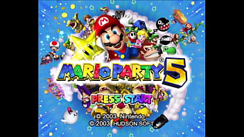 Preview 1 of Valentina Nappi Sex Rumahporno - Saiko,  Gemaplys e Jean gozando no Mario Party - jogandofoddaci