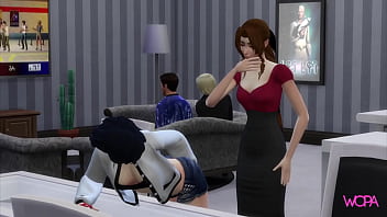 Preview 2 of Www Dese Sex - [TRAILER] Tifa Lockhart and Aerith Gainsborough having sex while their boyfriends watch sports