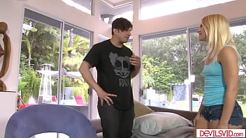 Preview 1 of Wife Vibration - Guy ass fucking petite blonde stepcousin