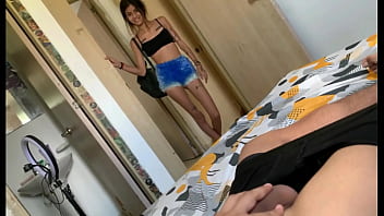 Preview 1 of Boys Horny Fuck Mom - Estaba en mi habitacion masturbandome y mi hermanastra llega con deseos de follarmela bien rico HISTORIA COMPLETA