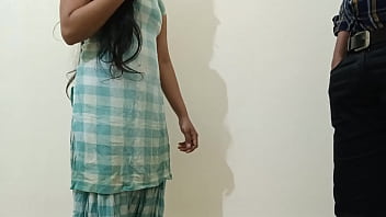 Preview 1 of Ai Sayama Bokep Jepang - Hot Indian Desi maid pussy fuck with room owner clear Hindi audio