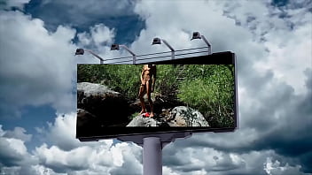 Preview 2 of Sunny Leone Big Mast - Billboard wanking