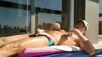 Preview 2 of Emma Tied To Bed - Speedo bulges drive Pervy PapiFachero insane,  that&#039_s why he loves wearing them! I love summer in Buenos Aires when I can ...