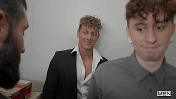 Preview 2 of Xxxsix College - Boner Bonus Part 2/ MEN / Felix Fox,  Tony D&#039_Angelo  /  - Follow and watch Felix at  www.men.com/felix