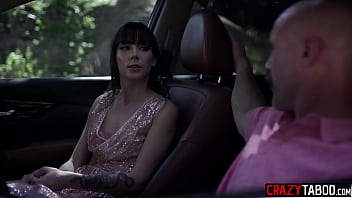 Preview 2 of Angie Nicole Alsina - CrazyTaboo.com - Sexy teen Emma Jade enjoys anal sex before prom night by boyfriends dirty stepdad