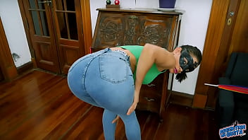 Preview 2 of Backdoor Bitch Raven Hart Squirt - Amazing BUTT &amp_ CAMELTOE in Very Tight Jeans! Such a Beautiful Babe!