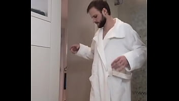 Preview 2 of Day Husband Small - R&eacute_veil en douceur... ou tu veux que je te mette au d&eacute_fi de me rejoindre sous cette robe de chambre ?  Rien &agrave_ c...