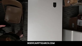 Preview 1 of Servent Sex Desi Bangali - BodyCavitySearch - Teen Shoplifter Stripped Down and Inspected Deep For Stealing