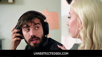 Preview 1 of Curvy Busty Babe Gets Tit Fucked - Unrestrictedsex - Freeuse Teen step By Boyfriend In Front Of in Kitchen - Lilith Moaningstar,  Kay Lovely