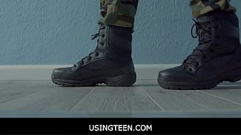 Preview 1 of Mahira Khan Xxxnx - Usingteen -  Free Use Military Camp- Callie Black,  Dani Blu